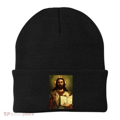 Jesus Christ Religious Photo Beanie
