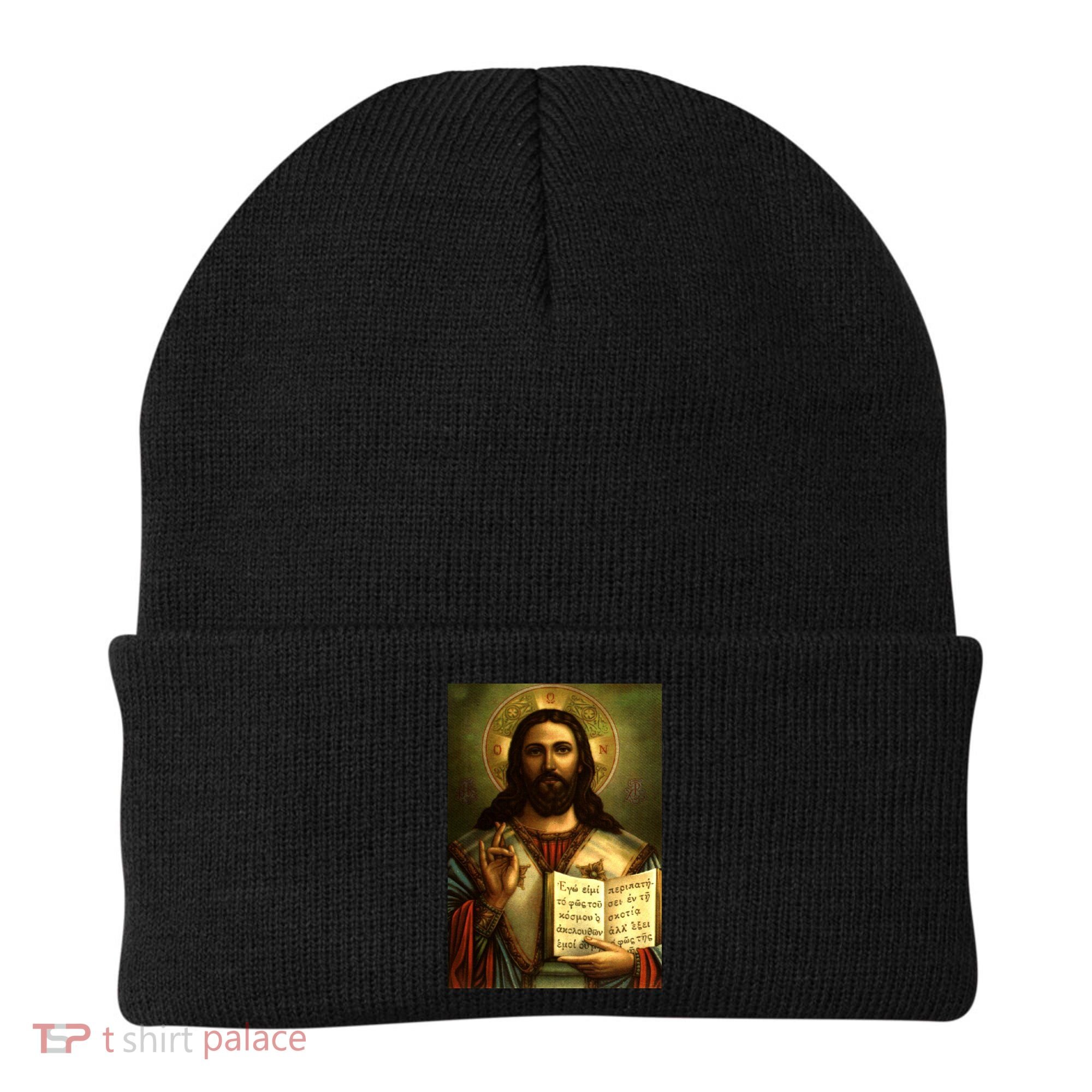 Jesus Christ Religious Photo Beanie