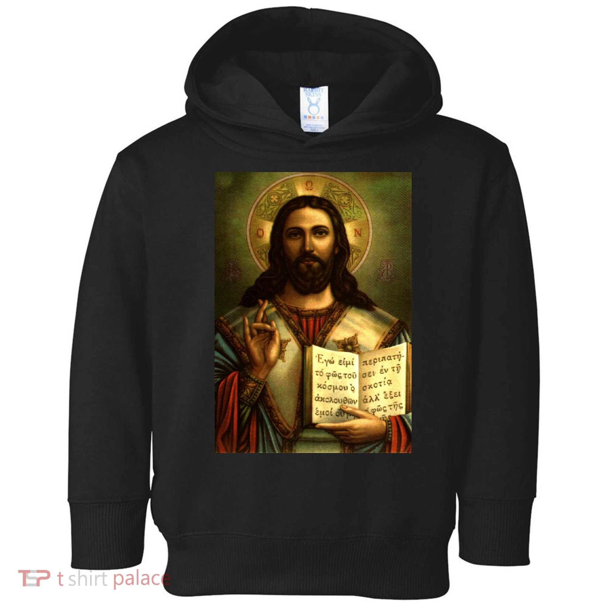 Jesus Christ Religious Photo Toddler Hoodie