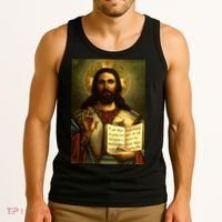 Jesus Christ Religious Photo Tank Top thumb 3