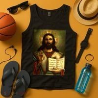 Jesus Christ Religious Photo Tank Top thumb 4