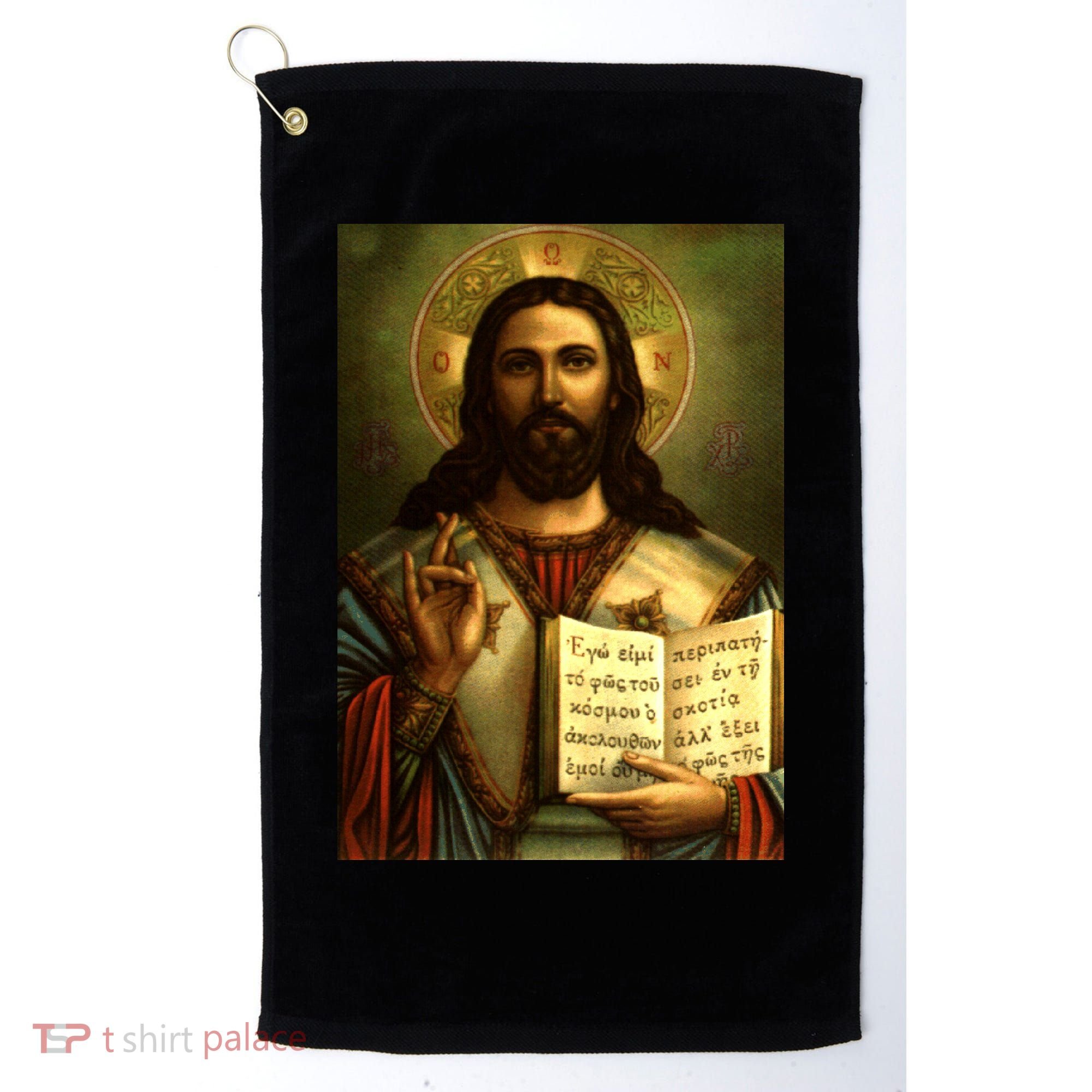 Jesus Christ Religious Photo Golf Towel