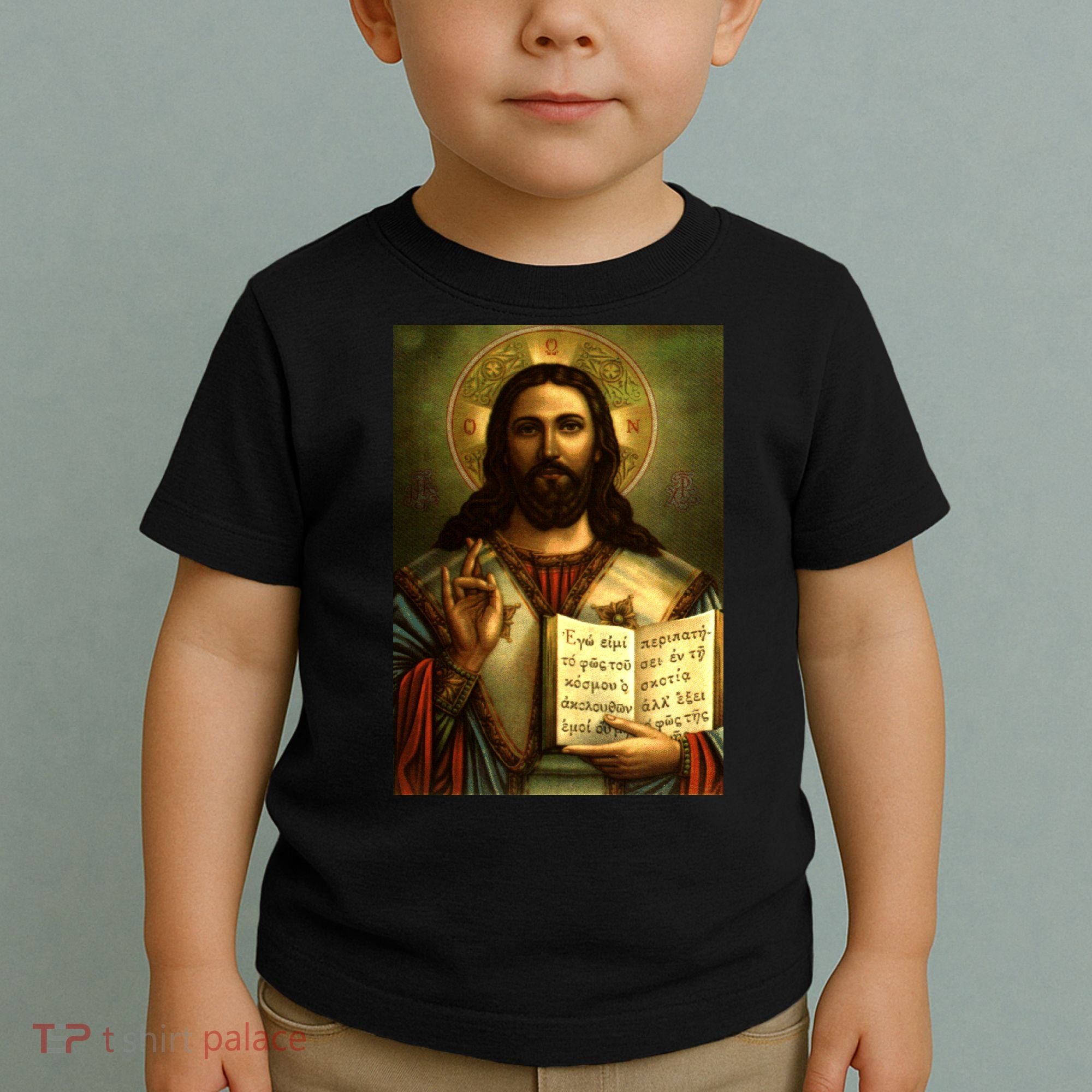 Jesus Christ Religious Photo Toddler T-Shirt