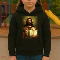 Jesus Christ Religious Photo Kids Hoodie thumb 3