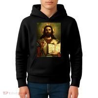 Jesus Christ Religious Photo Kids Hoodie thumb 4