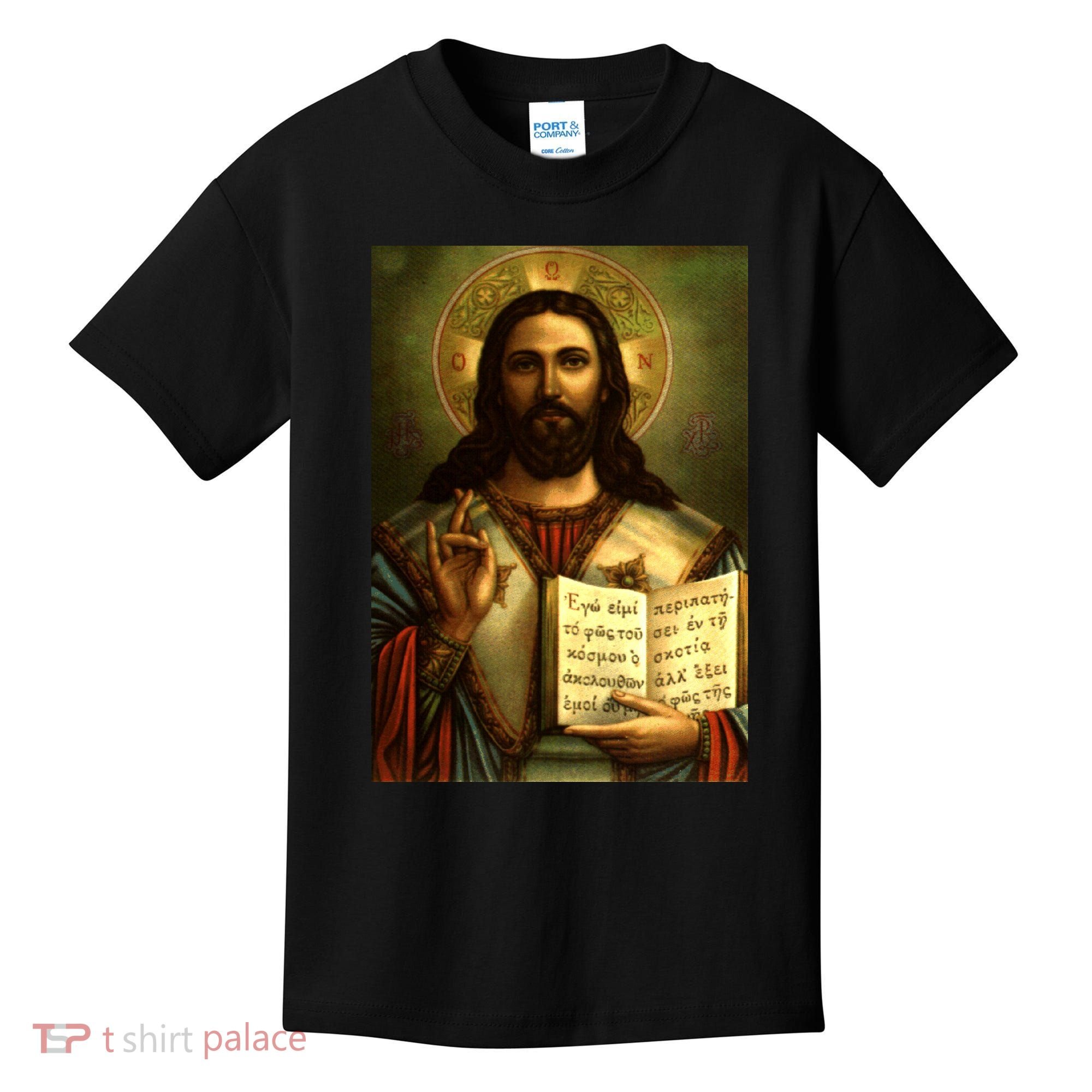 Jesus Christ Religious Photo Kids T-Shirt