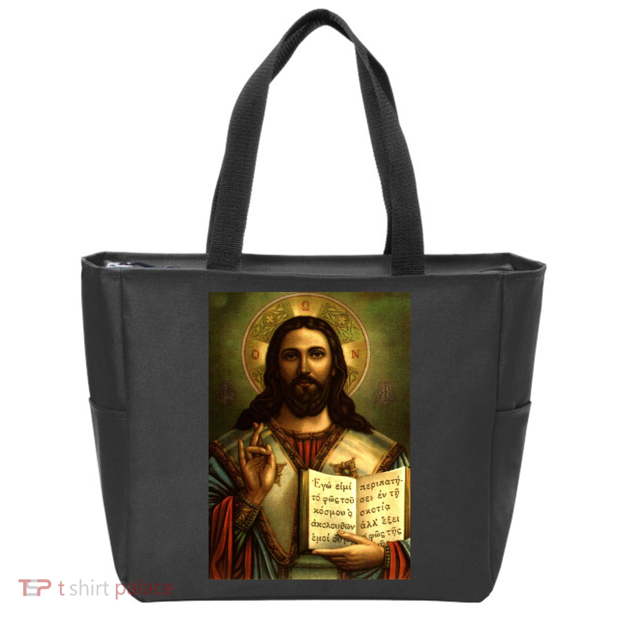 Jesus Christ Religious Photo Tote Bag