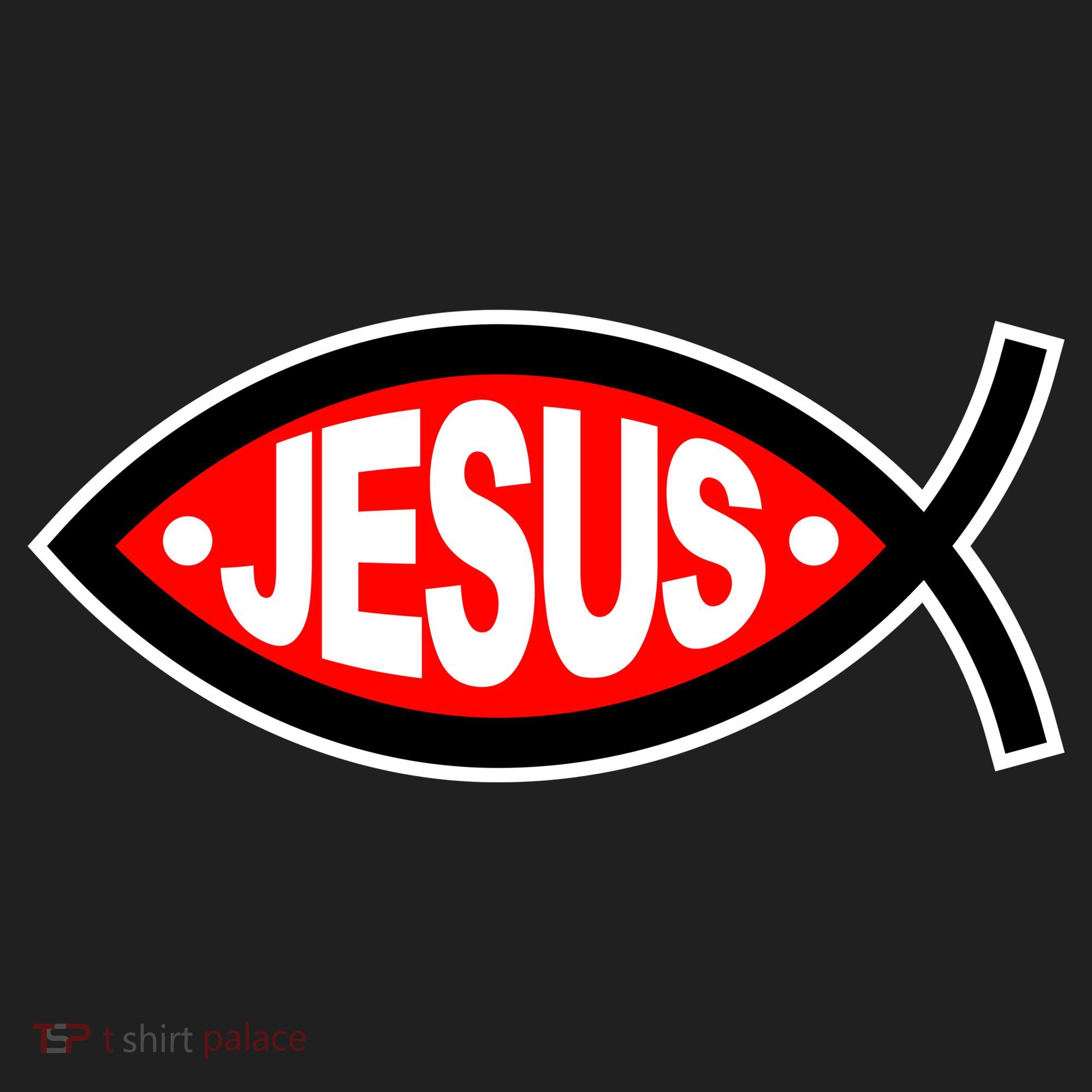 Jesus Christian Fish Symbol Women's Sweatshirt
