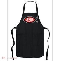 Jesus Christian Fish Symbol Apron thumb 0