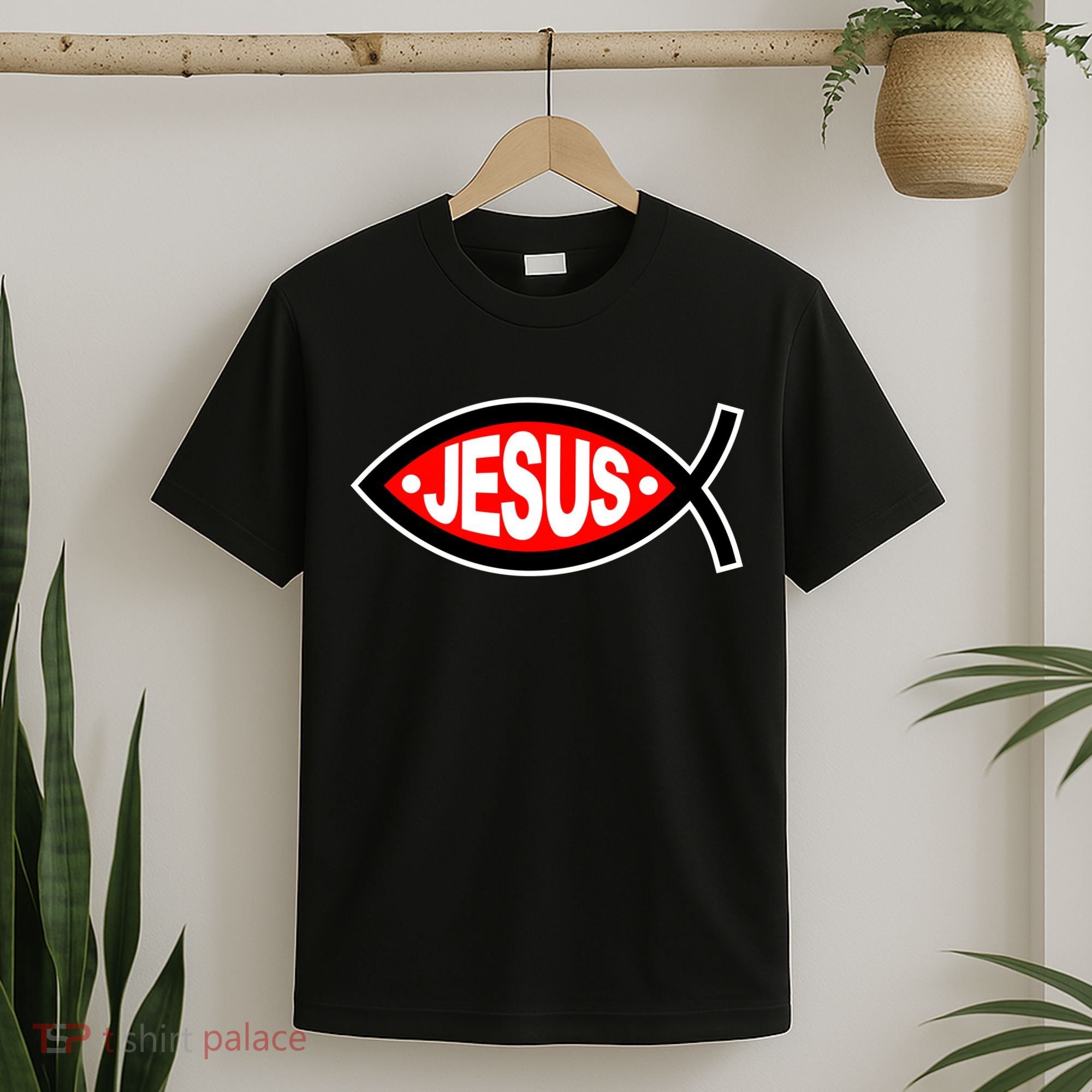 Jesus Christian Fish Symbol T-Shirt