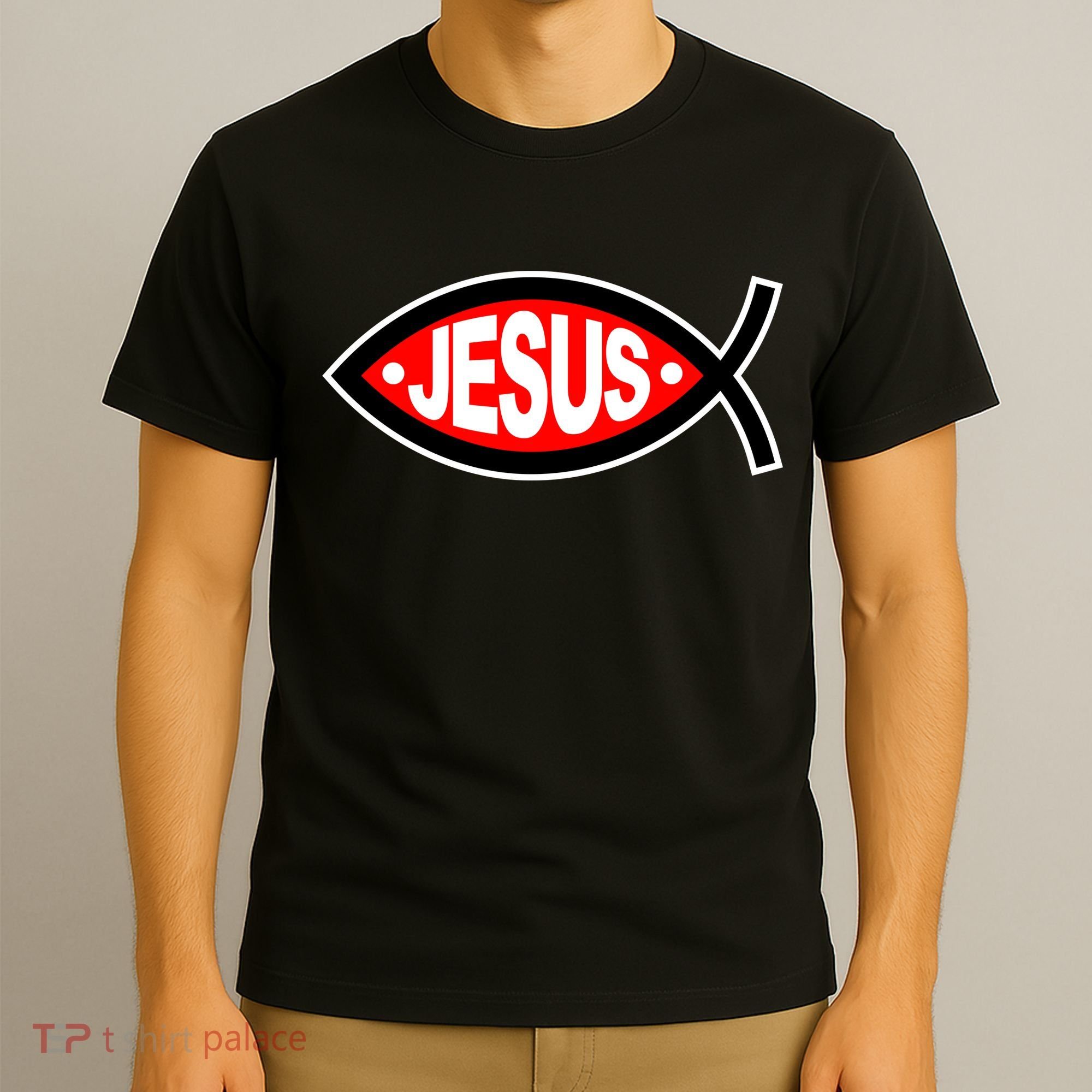 Jesus Christian Fish Symbol T-Shirt