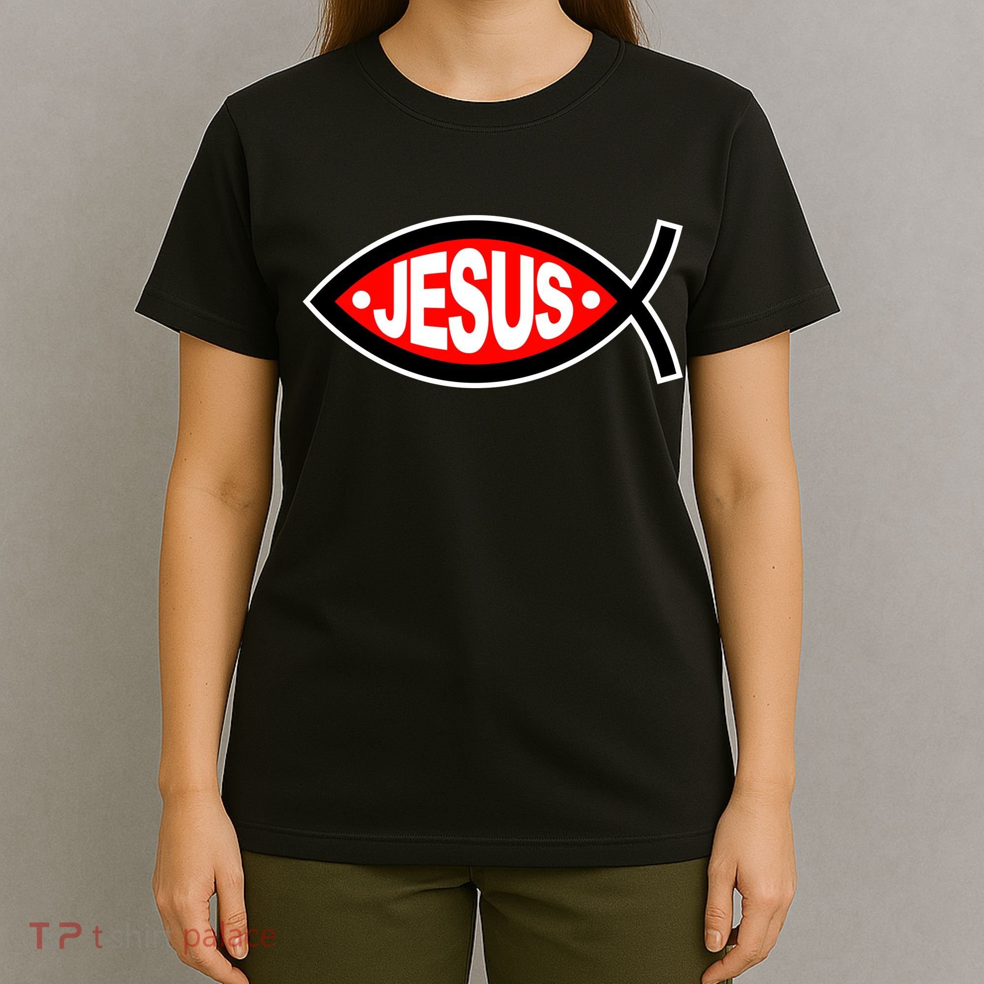 Jesus Christian Fish Symbol T-Shirt
