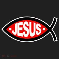 Jesus Christian Fish Symbol Beanie thumb 2