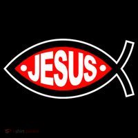 Jesus Christian Fish Symbol Coaster thumb 2