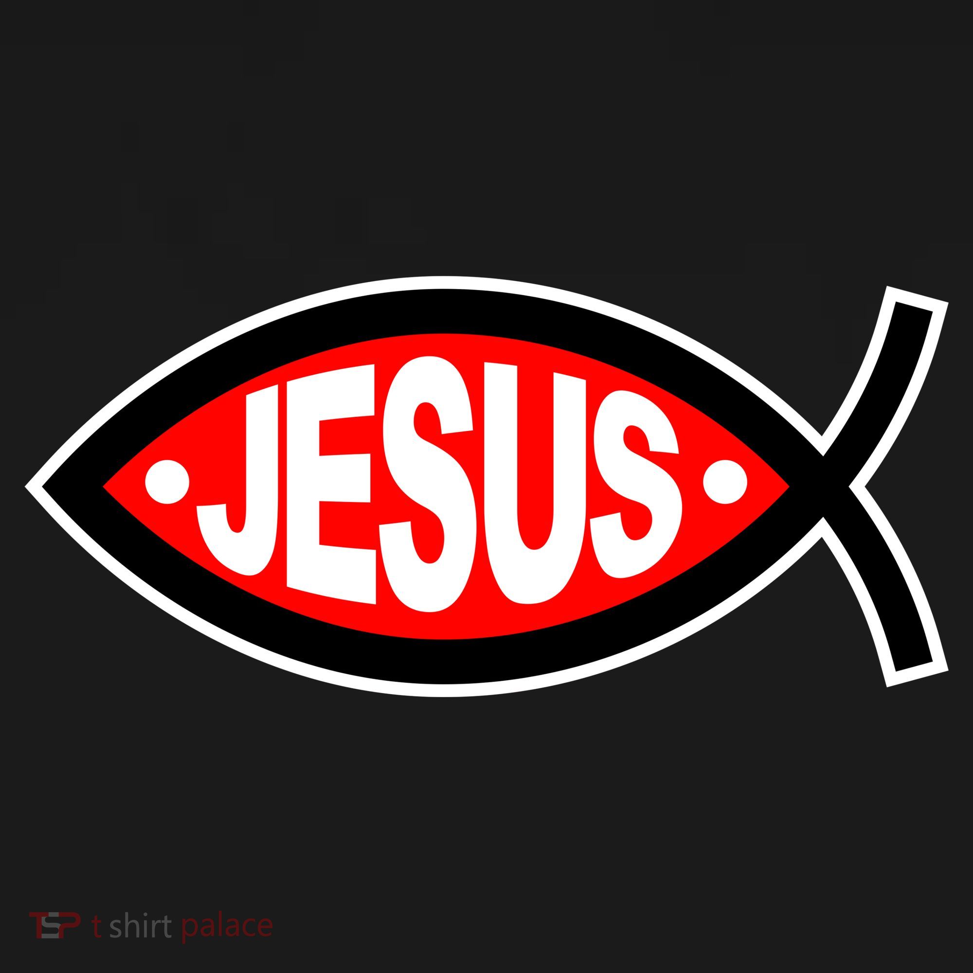 Jesus Christian Fish Symbol Mousepad