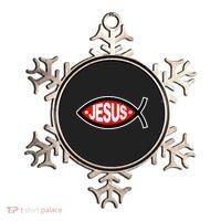 Jesus Christian Fish Symbol Ornament thumb 0
