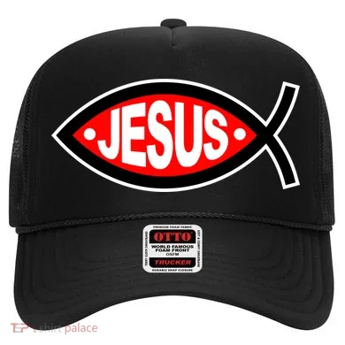 Jesus Christian Fish Symbol Hat