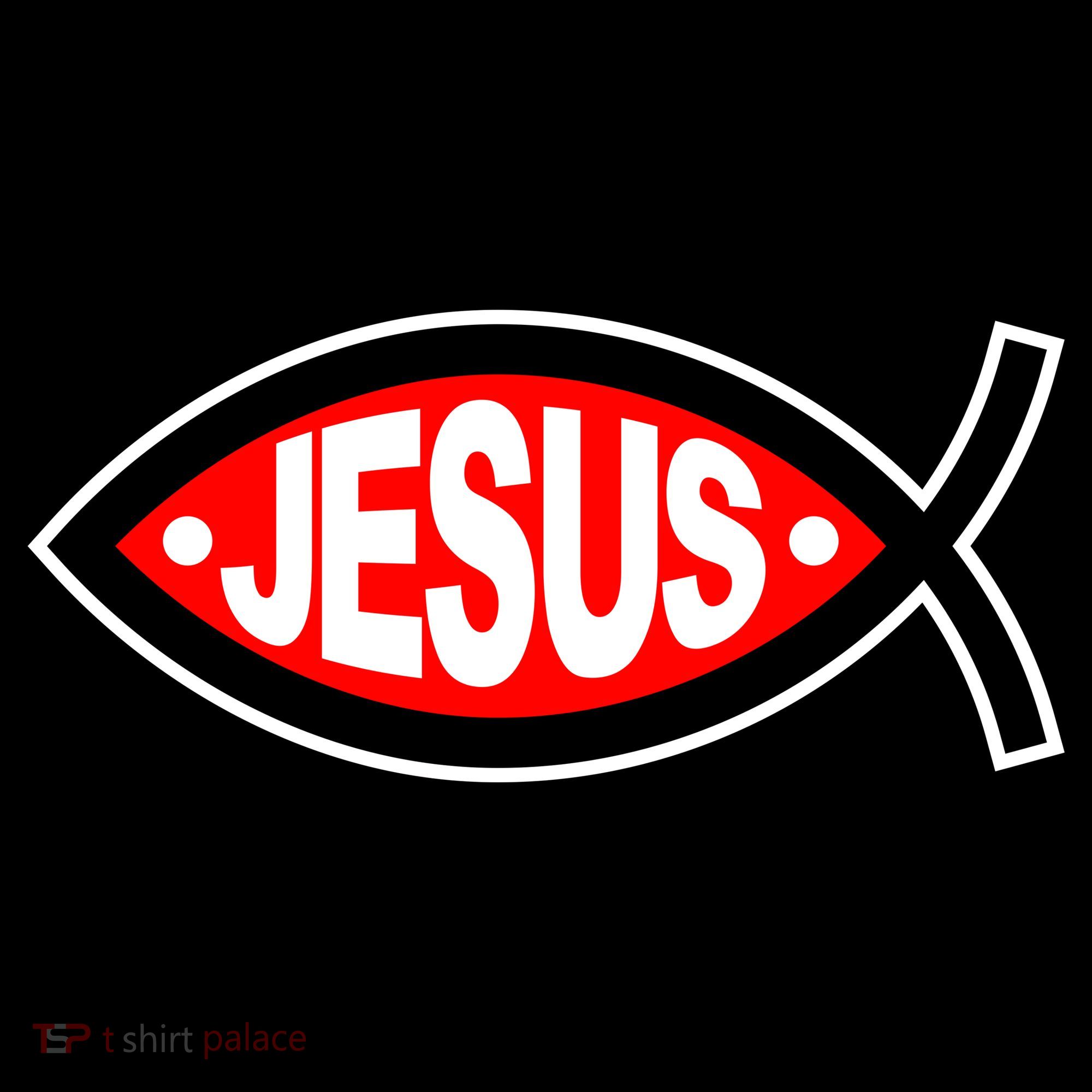 Jesus Christian Fish Symbol Women's Long Sleeve Shirt