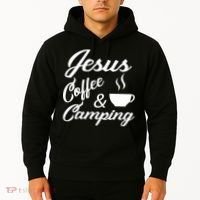 Jesus Coffee And Camping Hoodie thumb 2