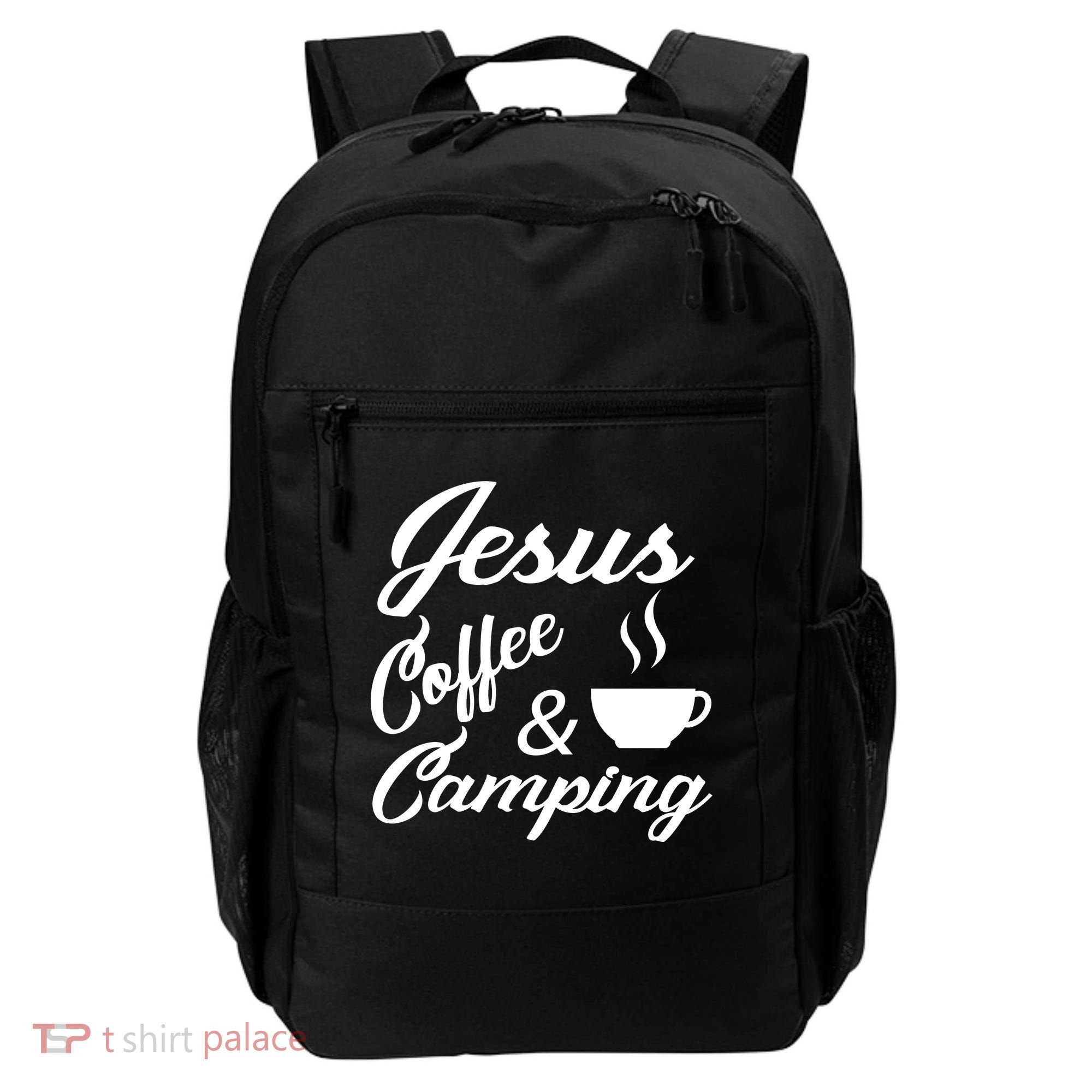 Jesus Coffee And Camping Backpack