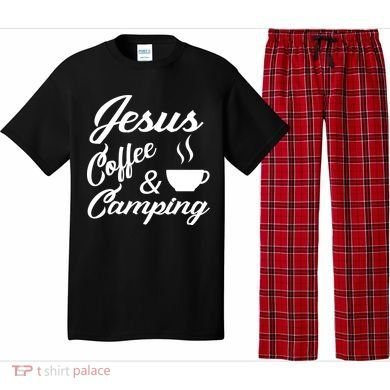 Jesus Coffee And Camping Pajama Set