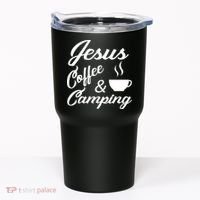Jesus Coffee And Camping Tumbler thumb 0