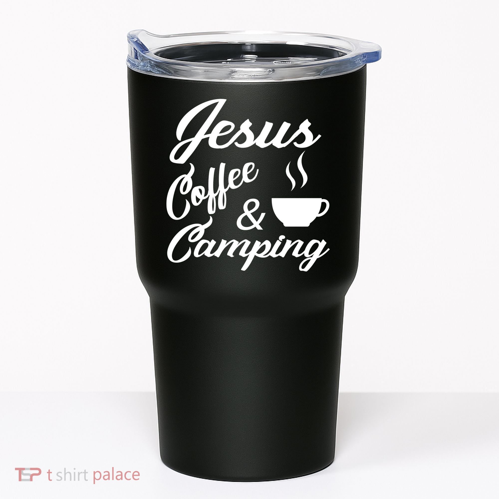 Jesus Coffee And Camping Tumbler