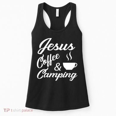 Jesus Coffee And Camping Women's Tank Top
