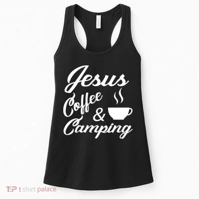 Jesus Coffee And Camping Women's Tank Top