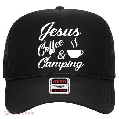 Jesus Coffee And Camping Hat