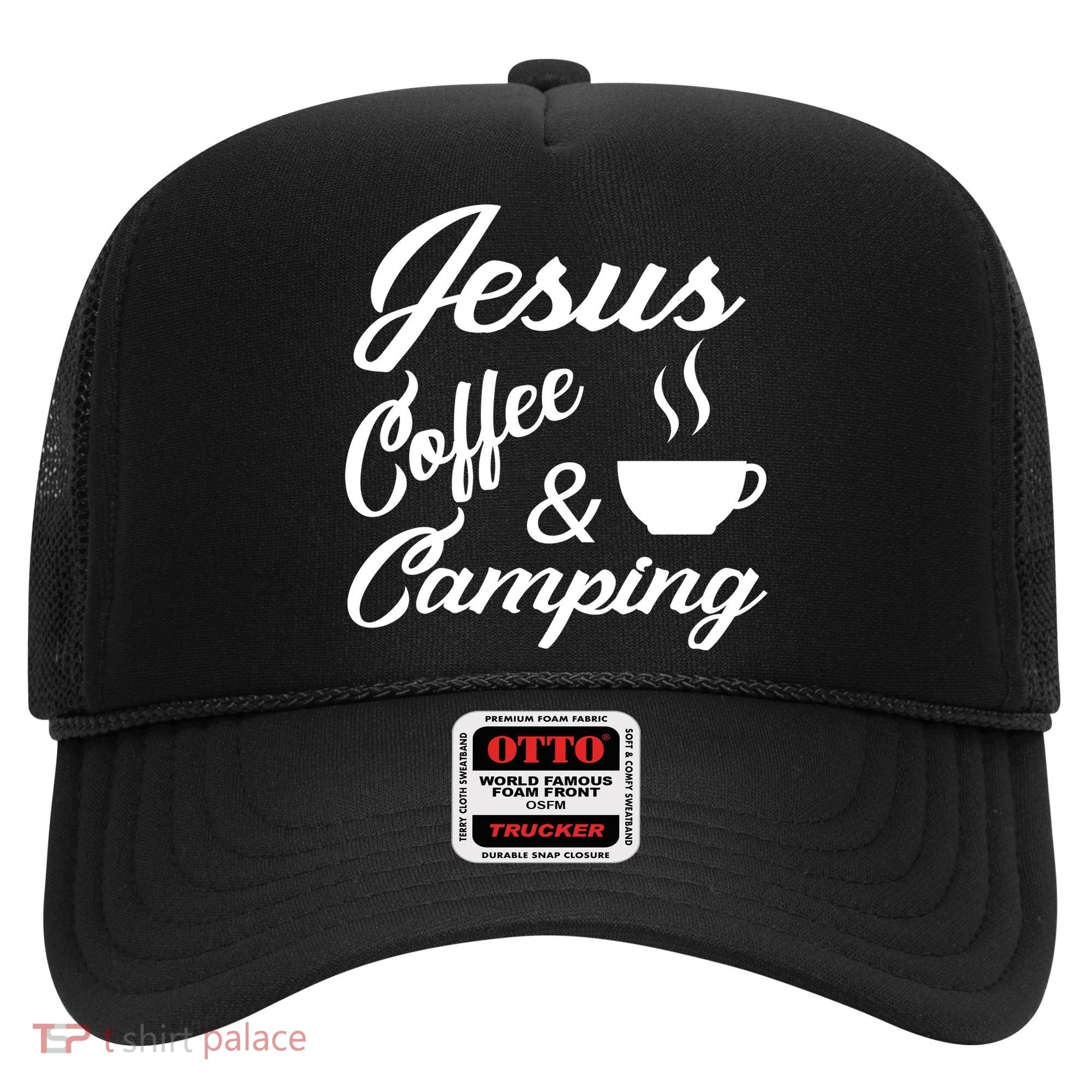 Jesus Coffee And Camping Hat