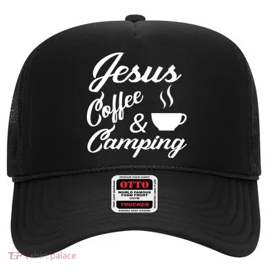 Jesus Coffee And Camping Hat