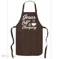 Jesus Coffee And Camping Apron thumb 0
