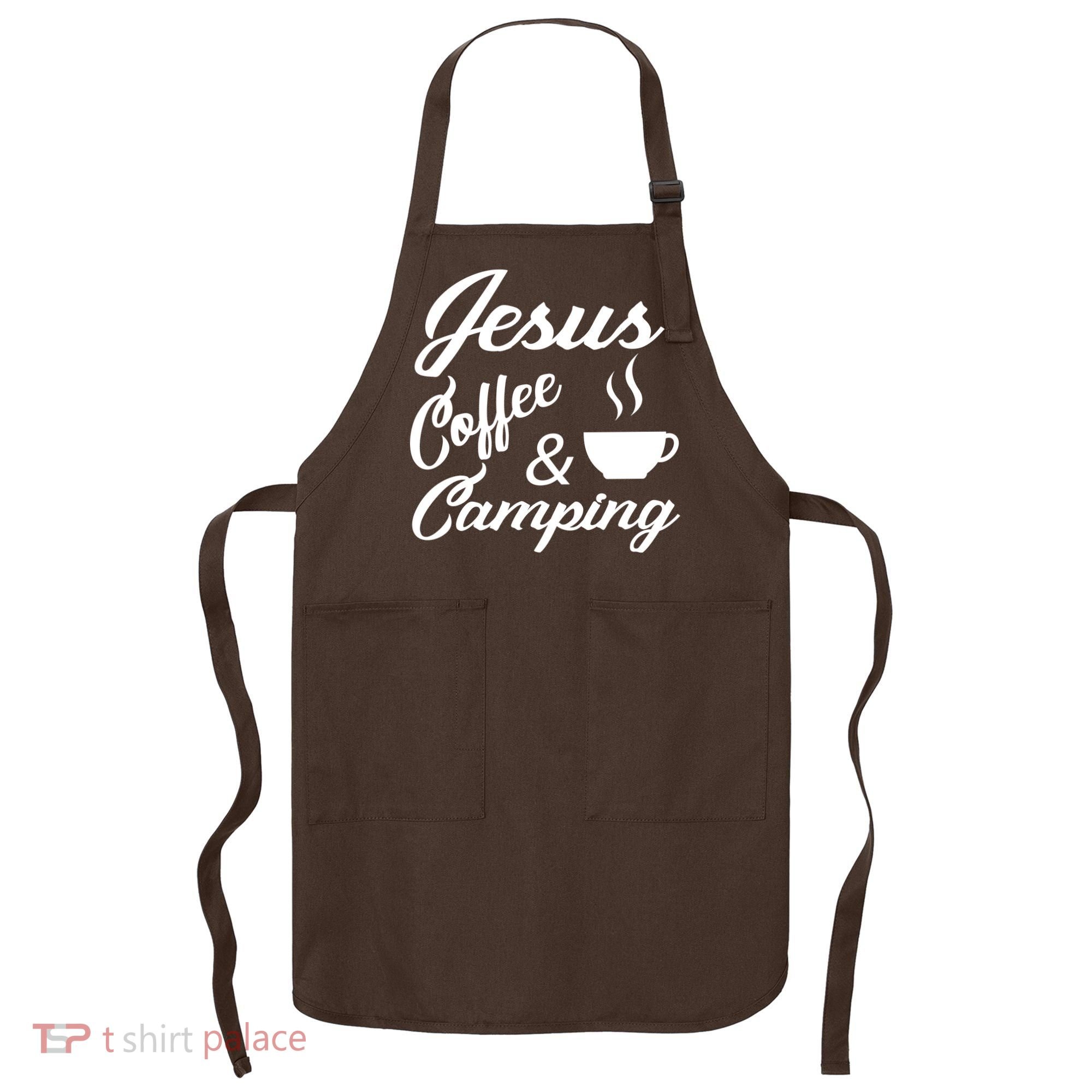 Jesus Coffee And Camping Apron