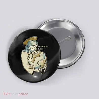 Jesus Coming Soon Button