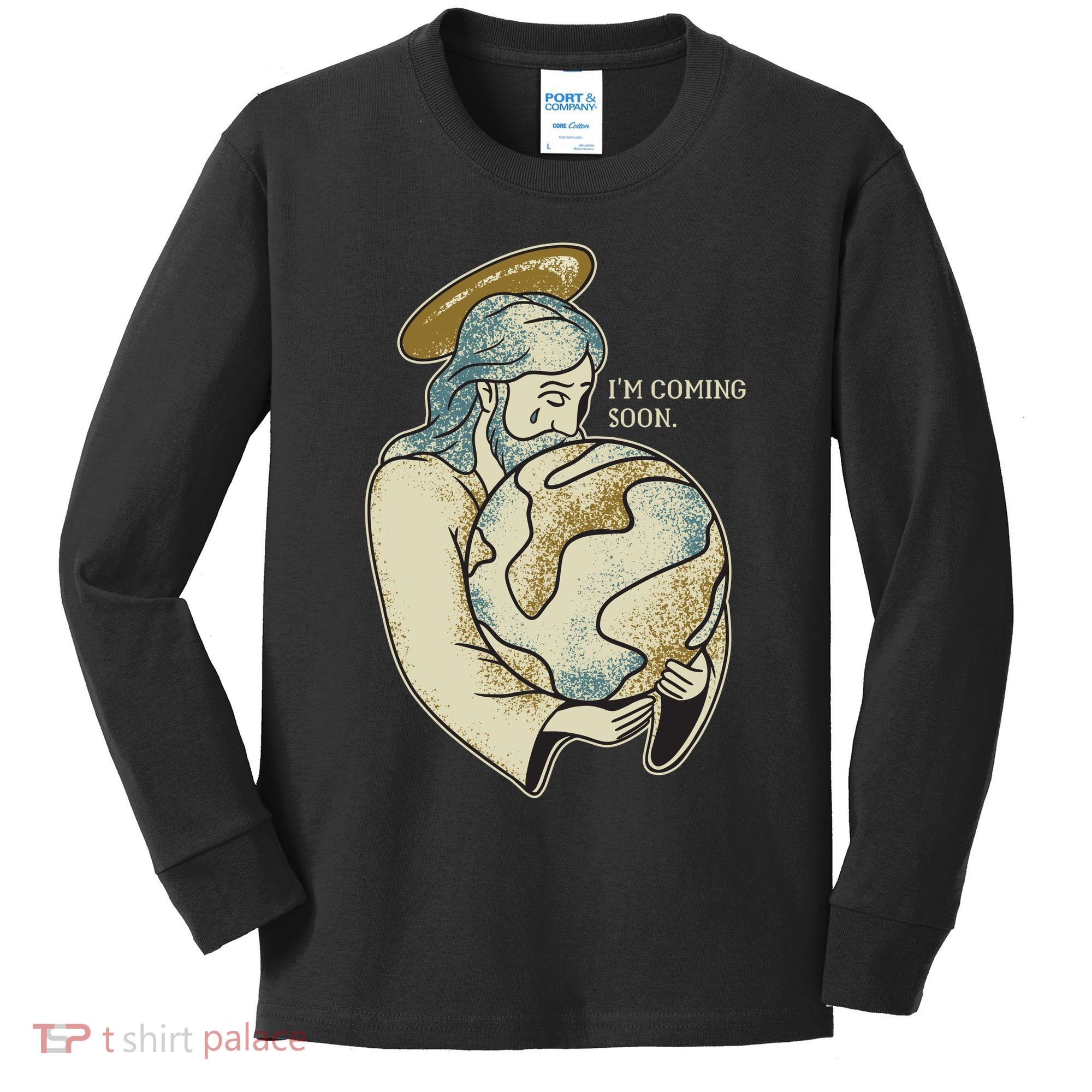 Jesus Coming Soon Kids Long Sleeve Shirt