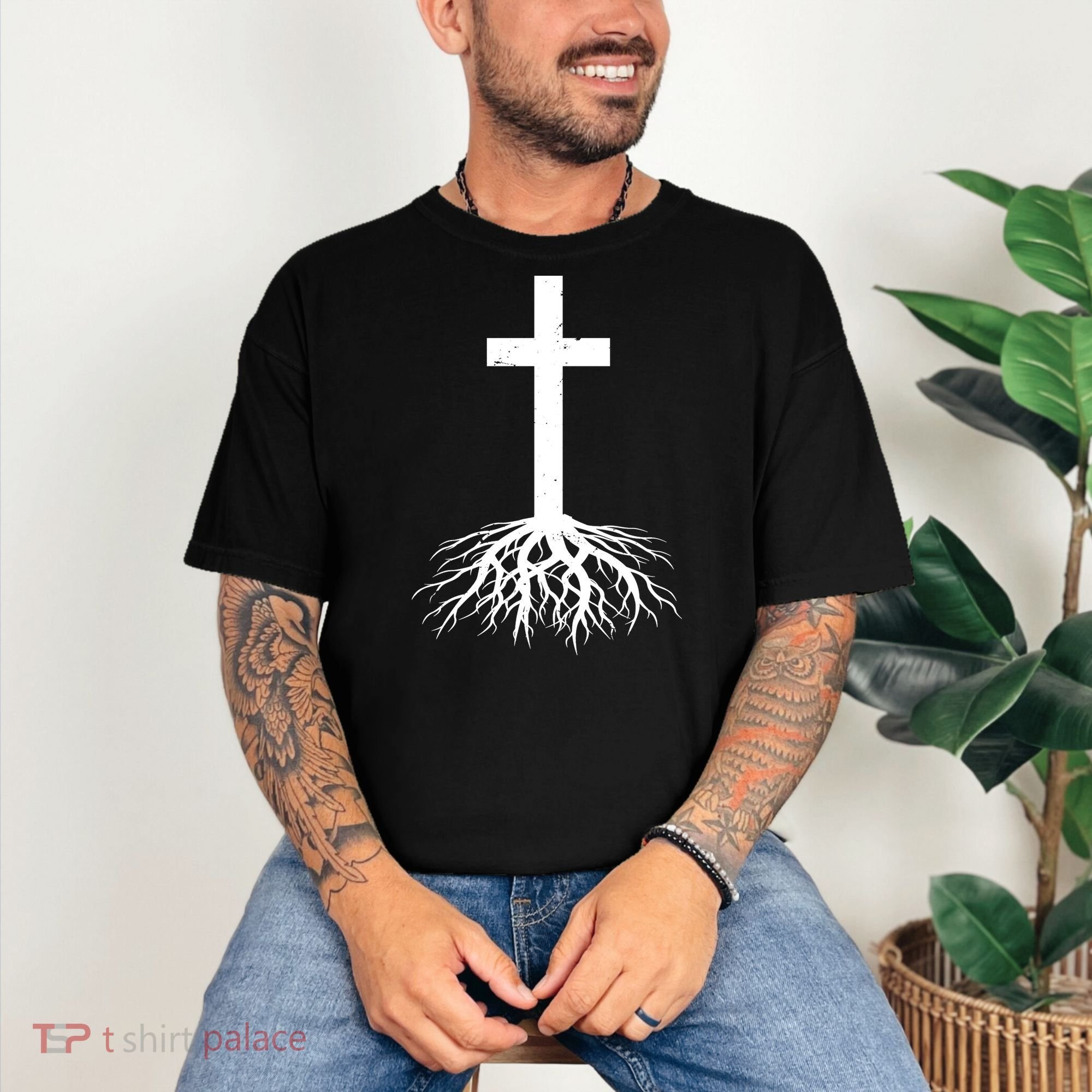 Jesus Cross Root Comfort Colors T-Shirt