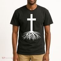 Jesus Cross Root Tall T-Shirt thumb 2
