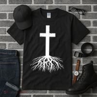 Jesus Cross Root Tall T-Shirt thumb 3