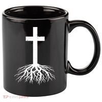 Jesus Cross Root 11oz C Handle Ceramic Mug thumb 0