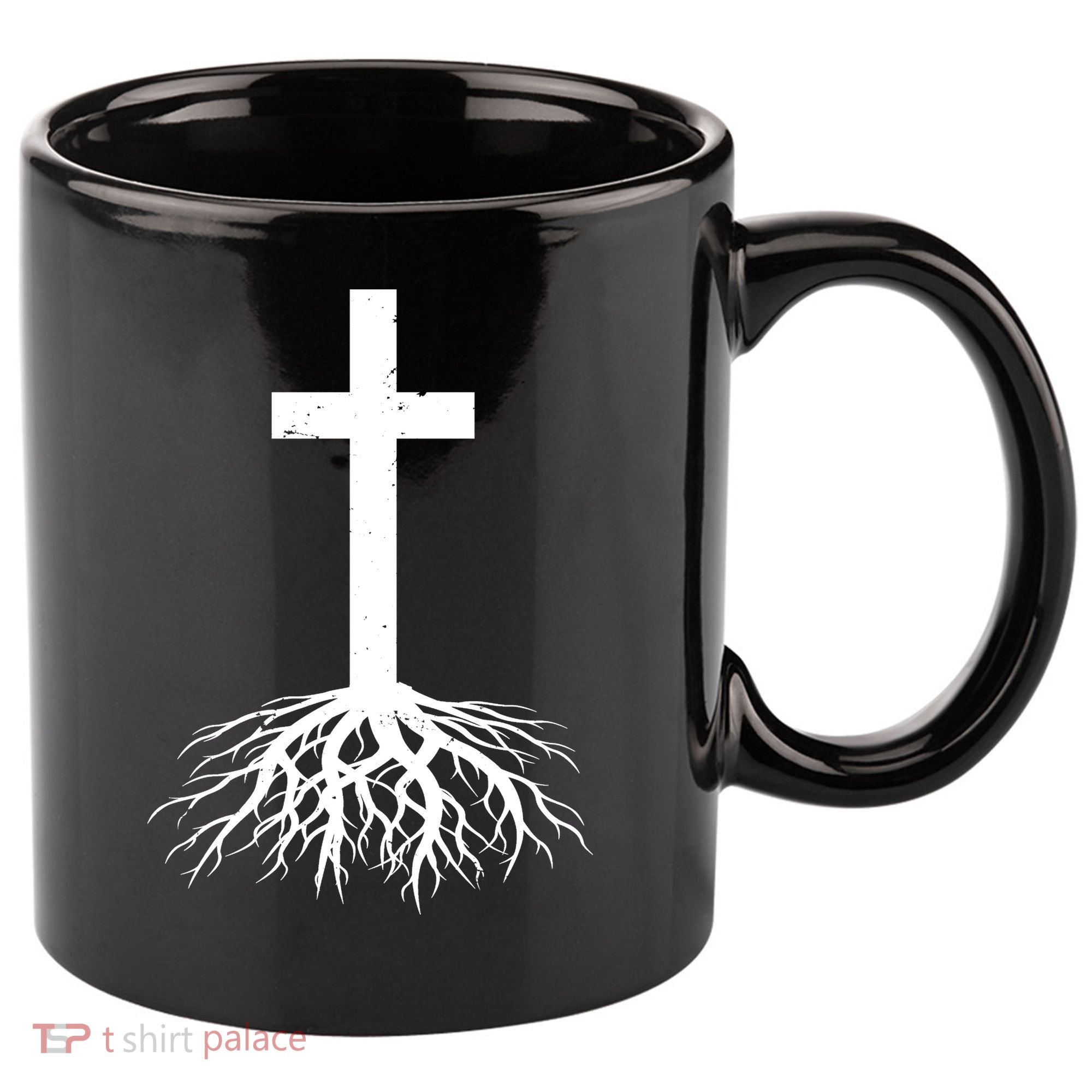 Jesus Cross Root 11oz C Handle Ceramic Mug