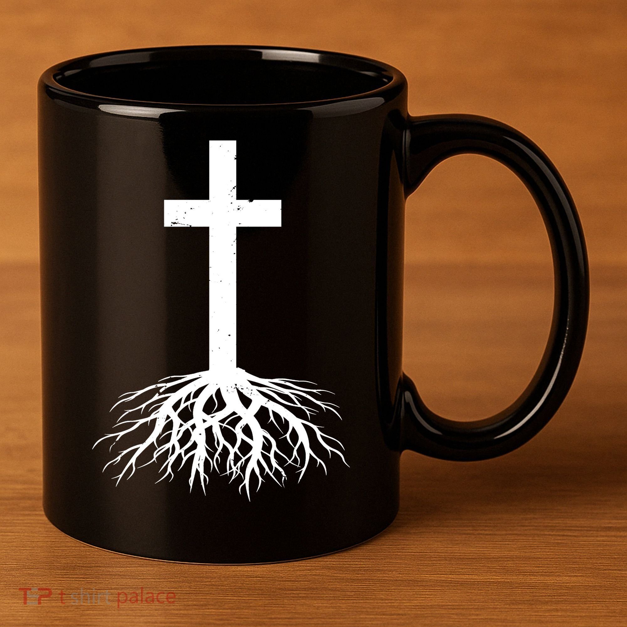 Jesus Cross Root 11oz C Handle Ceramic Mug