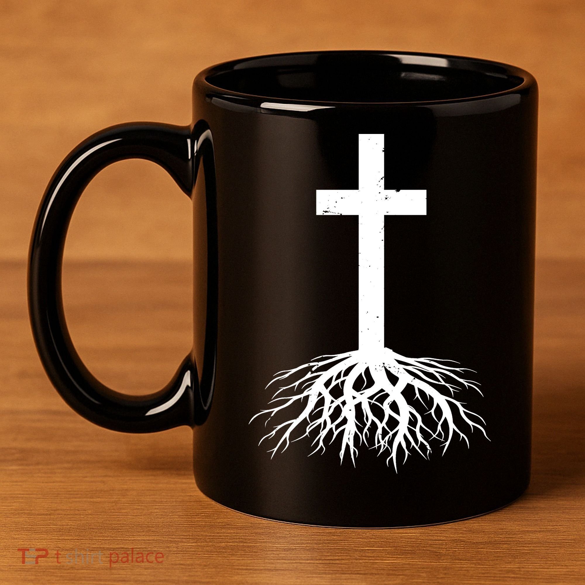 Jesus Cross Root 11oz C Handle Ceramic Mug