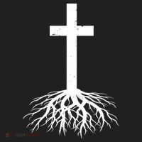 Jesus Cross Root Urban Oversized Heavyweight T-Shirt thumb 2