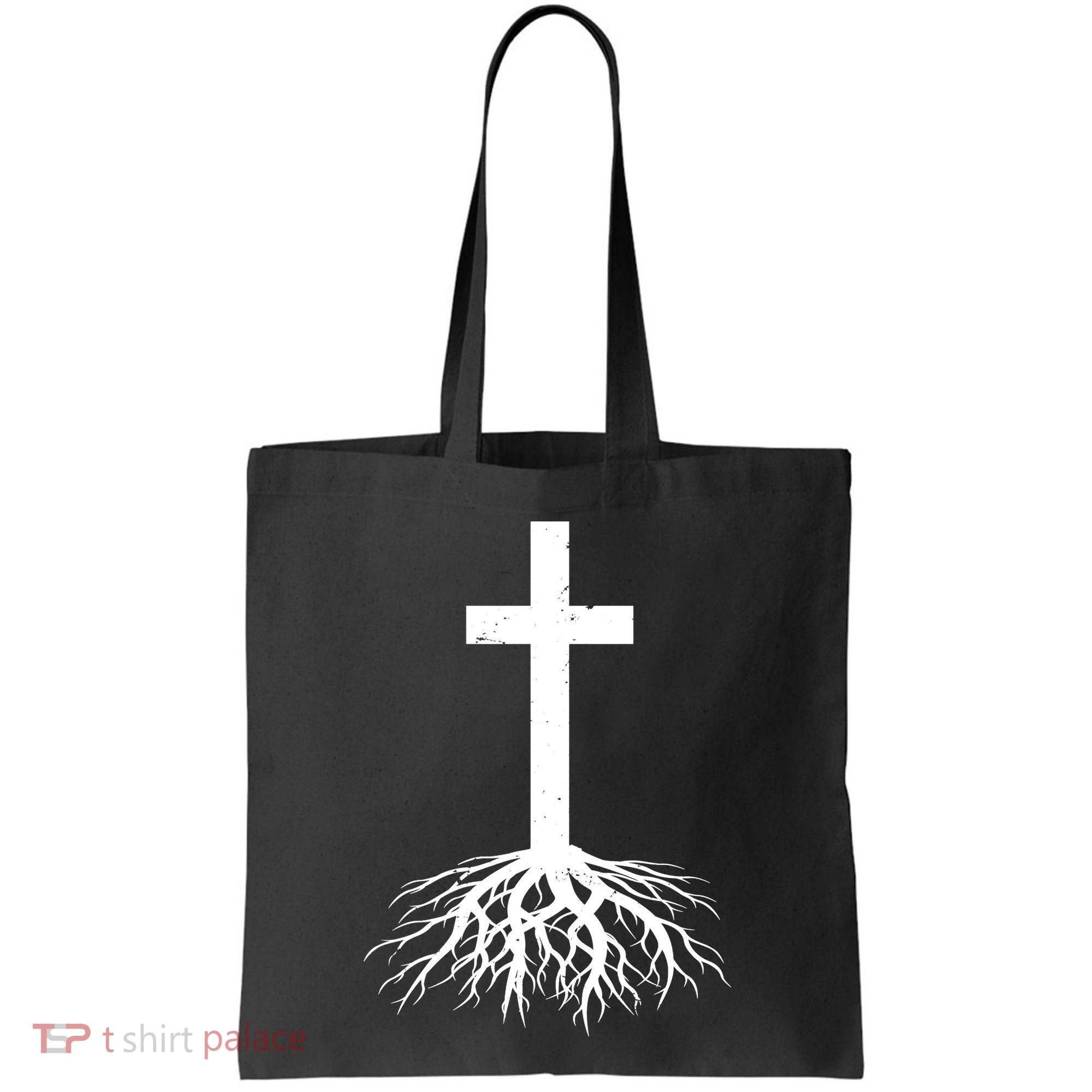 Jesus Cross Root Tote Bag