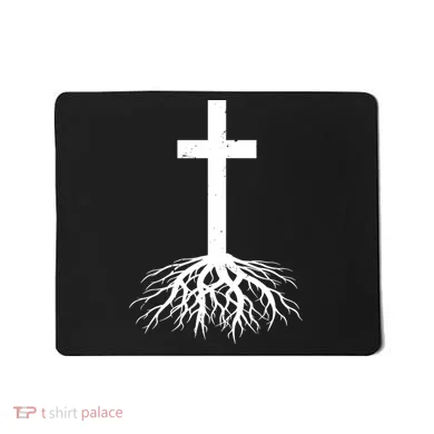Jesus Cross Root Mousepad