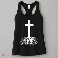 Jesus Cross Root Women's Tank Top thumb 3