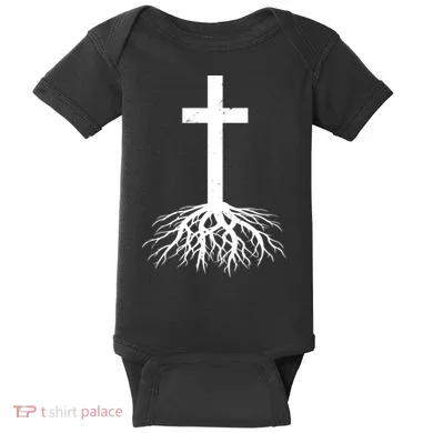 Jesus Cross Root Baby Bodysuit