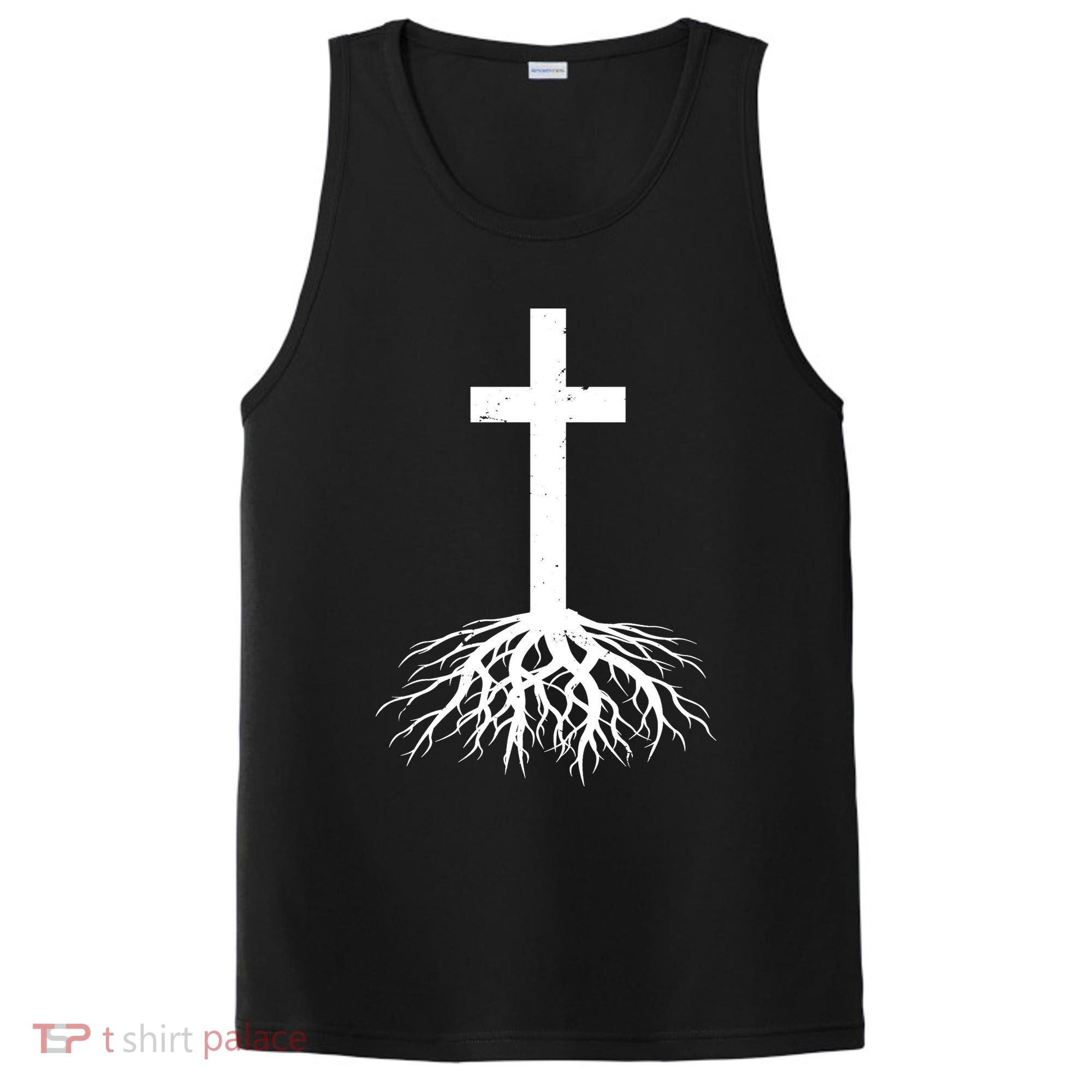 Jesus Cross Root PosiCharge Competitor Tank