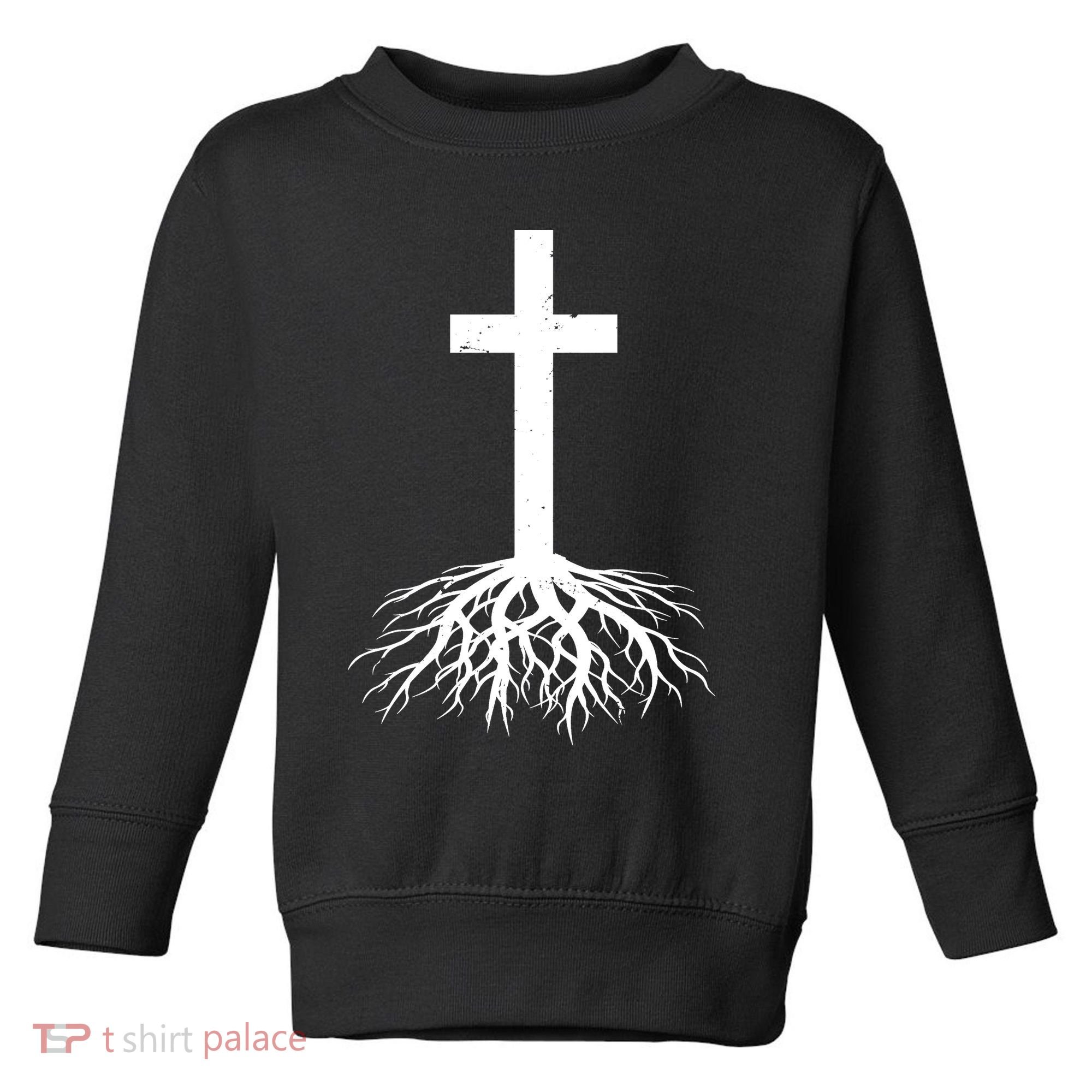 Jesus Cross Root Toddler Sweatshirt